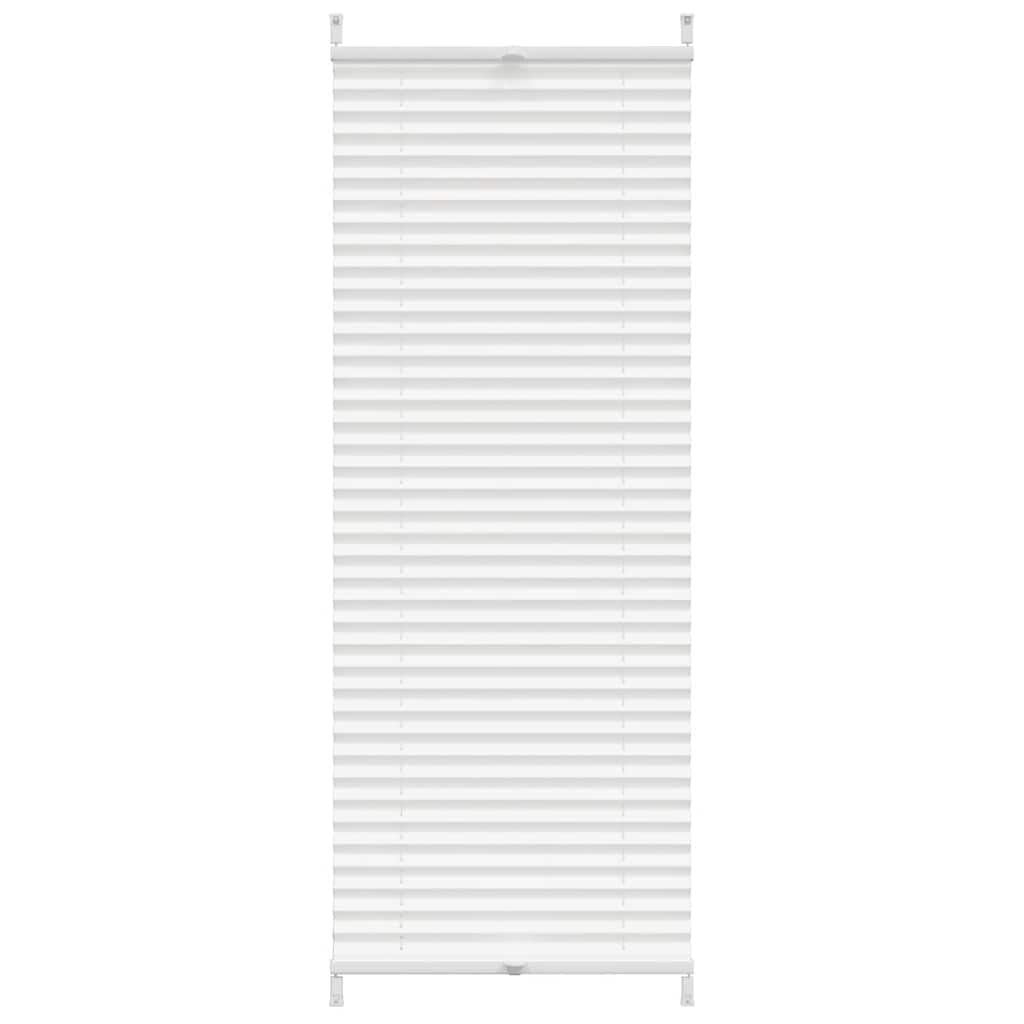 Plisse Blind 50x125cm White Pleated Blind